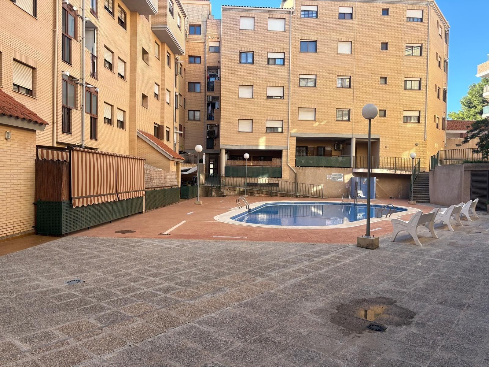 Swimming pool of Flat for sale in Paterna  with Parquet flooring, Terrace and Balcony