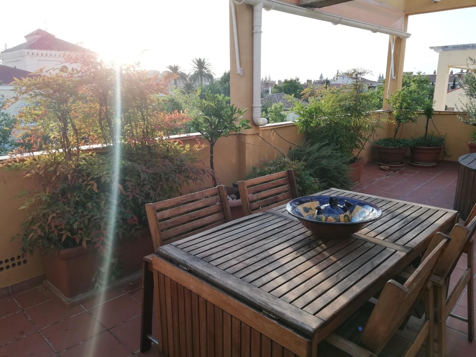 Terrace of Single-family semi-detached to rent in  Granada Capital  with Air Conditioner, Heating and Terrace