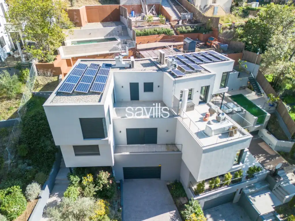Vista exterior de Casa o chalet de alquiler en Barcelona con Aire acondicionado, Jardín privado y Terraza
