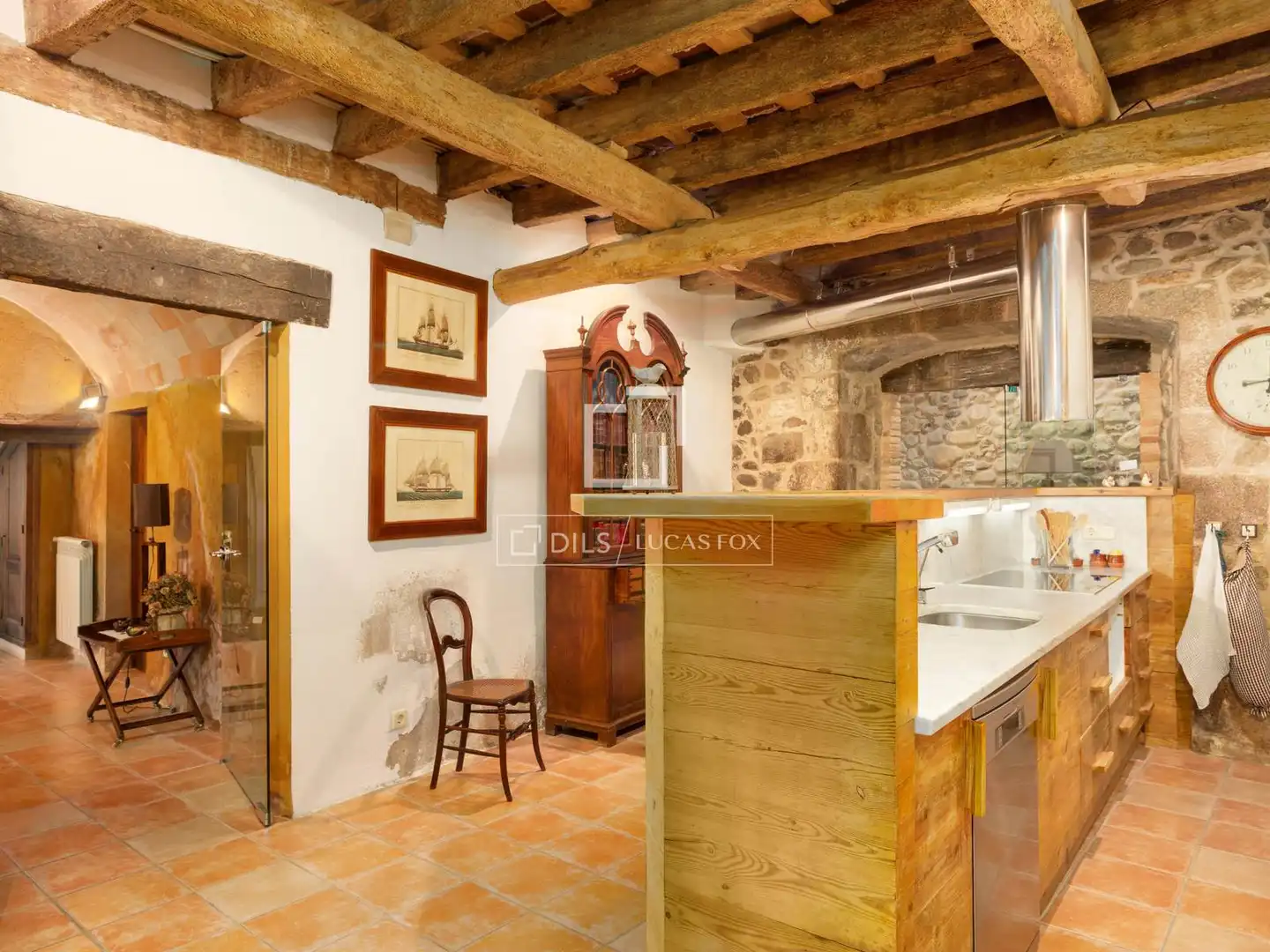 Cocina de Casa o chalet en venta en Bordils con Aire acondicionado, Calefacción y Trastero