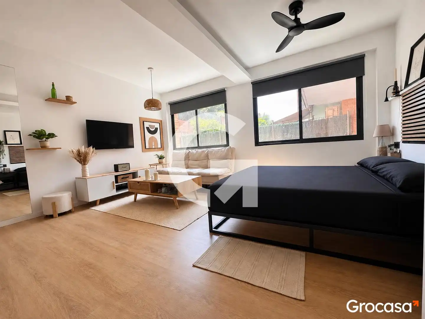 Wohnzimmer von Loft zum Verkauf in Rubí mit Klimaanlage, Abstellraum und Ofen