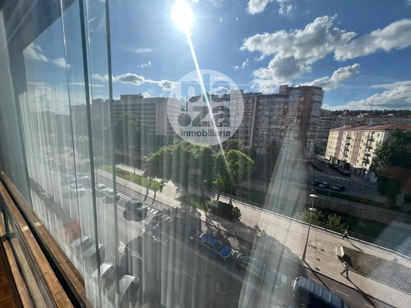 Parking of Flat for sale in Burgos  with Heating, Terrace and Storage room