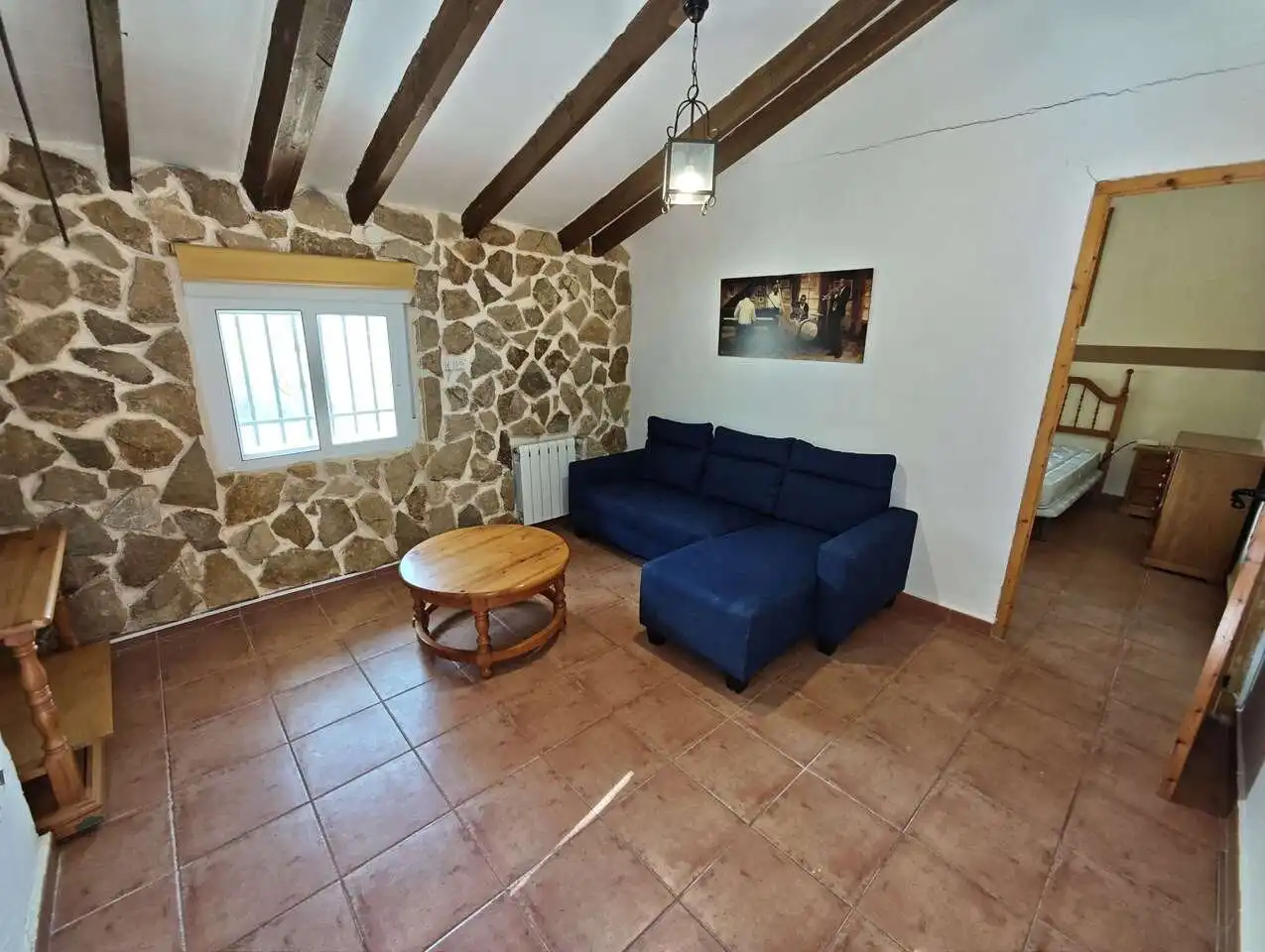 Sala de estar de Finca rústica en venta en Yecla con Terraza y Amueblado