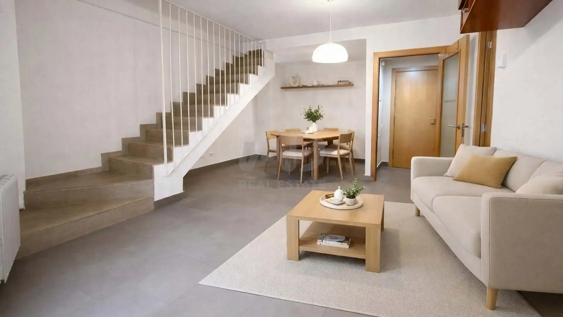 Sala de estar de Ático en venta en Rubí con Calefacción y Terraza
