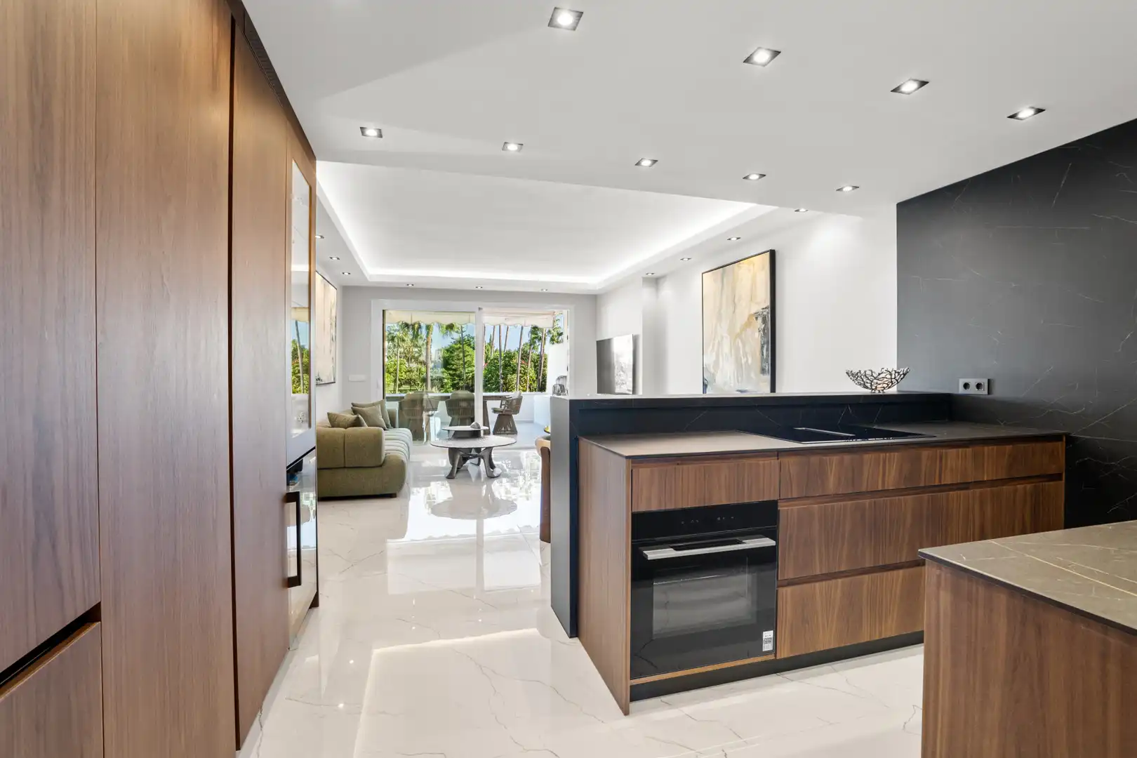 Cocina de Apartamento en venta en Marbella con Aire acondicionado, Terraza y Trastero