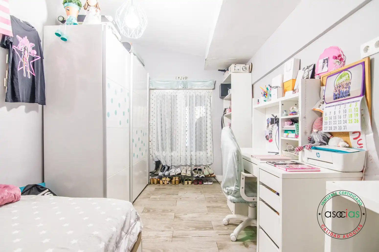 Habitación de Casa adosada en venta en Gijón  con Calefacción, Jardín privado y Parquet