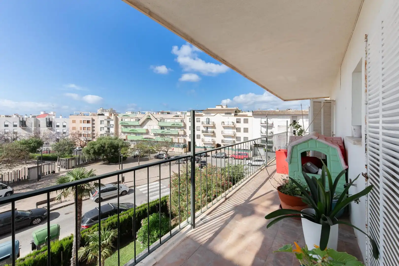 Exterior view of Flat for sale in  Palma de Mallorca  with Air Conditioner, Private garden and Terrace