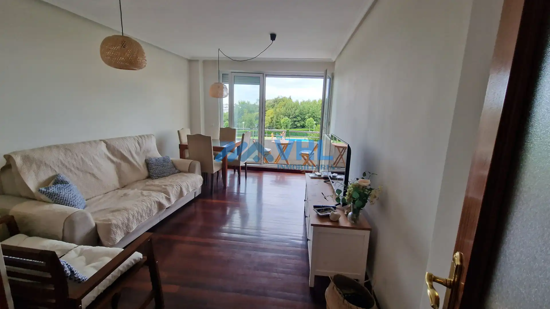 Wohnzimmer von Wohnung zur Miete in Castro-Urdiales mit Heizung, Terrasse und Möbliert