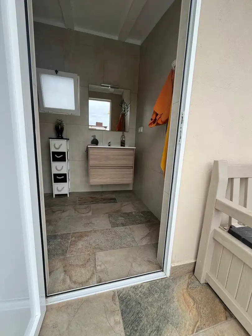 Badezimmer von Haus oder Chalet zum Verkauf in Castellón de la Plana / Castelló de la Plana mit Klimaanlage, Schwimmbad und Möbliert