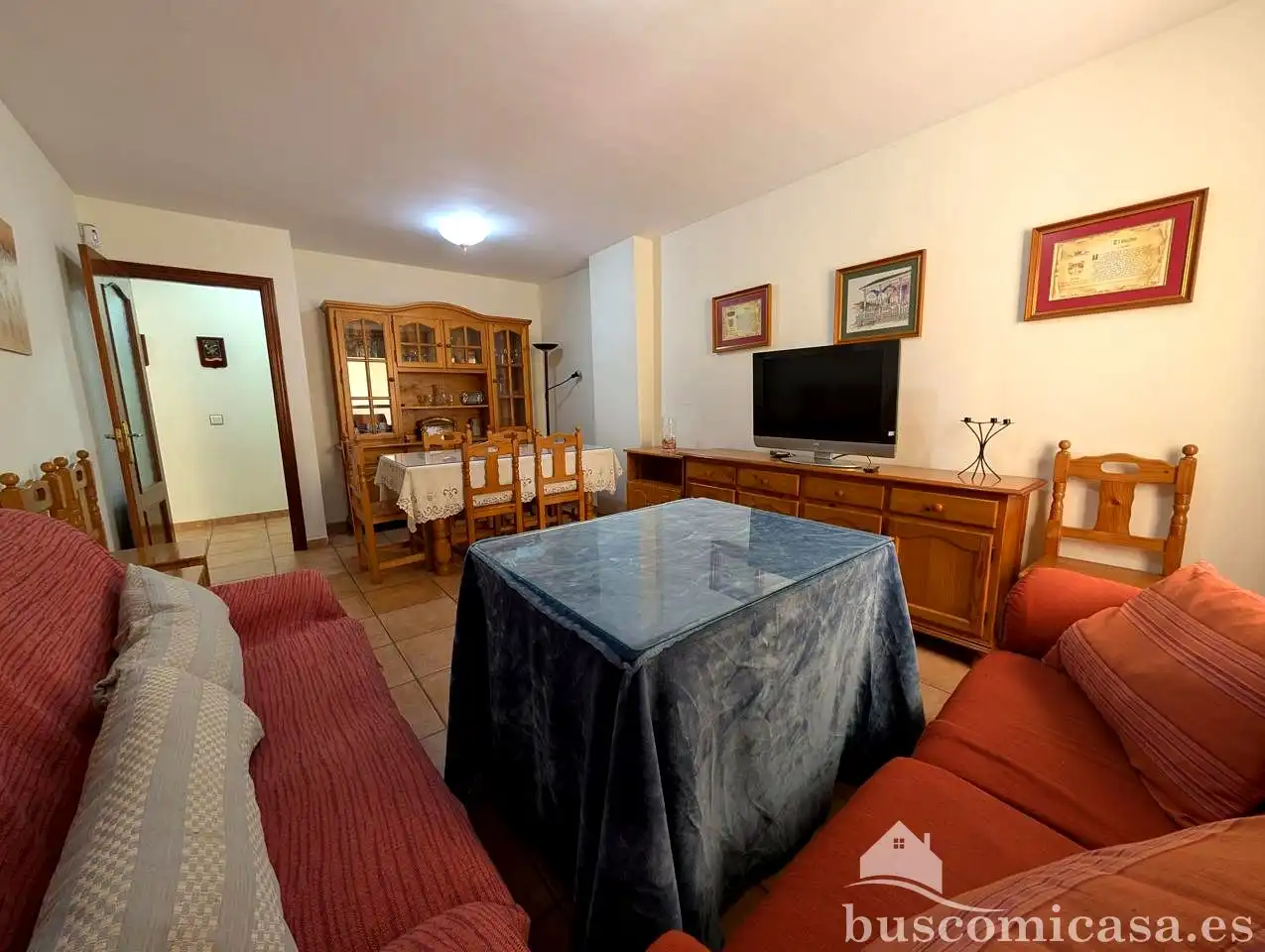 Sala de estar de Planta baja en venta en Algarrobo con Jardín privado, Terraza y Amueblado