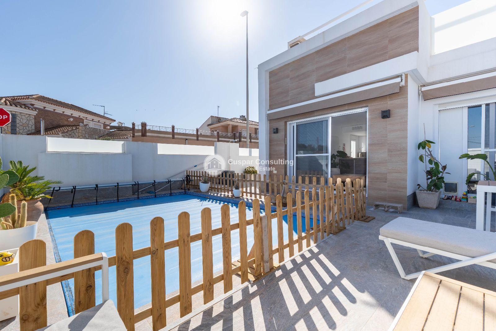 Swimming pool of House or chalet for sale in  Murcia Capital  with Terrace and Swimming Pool