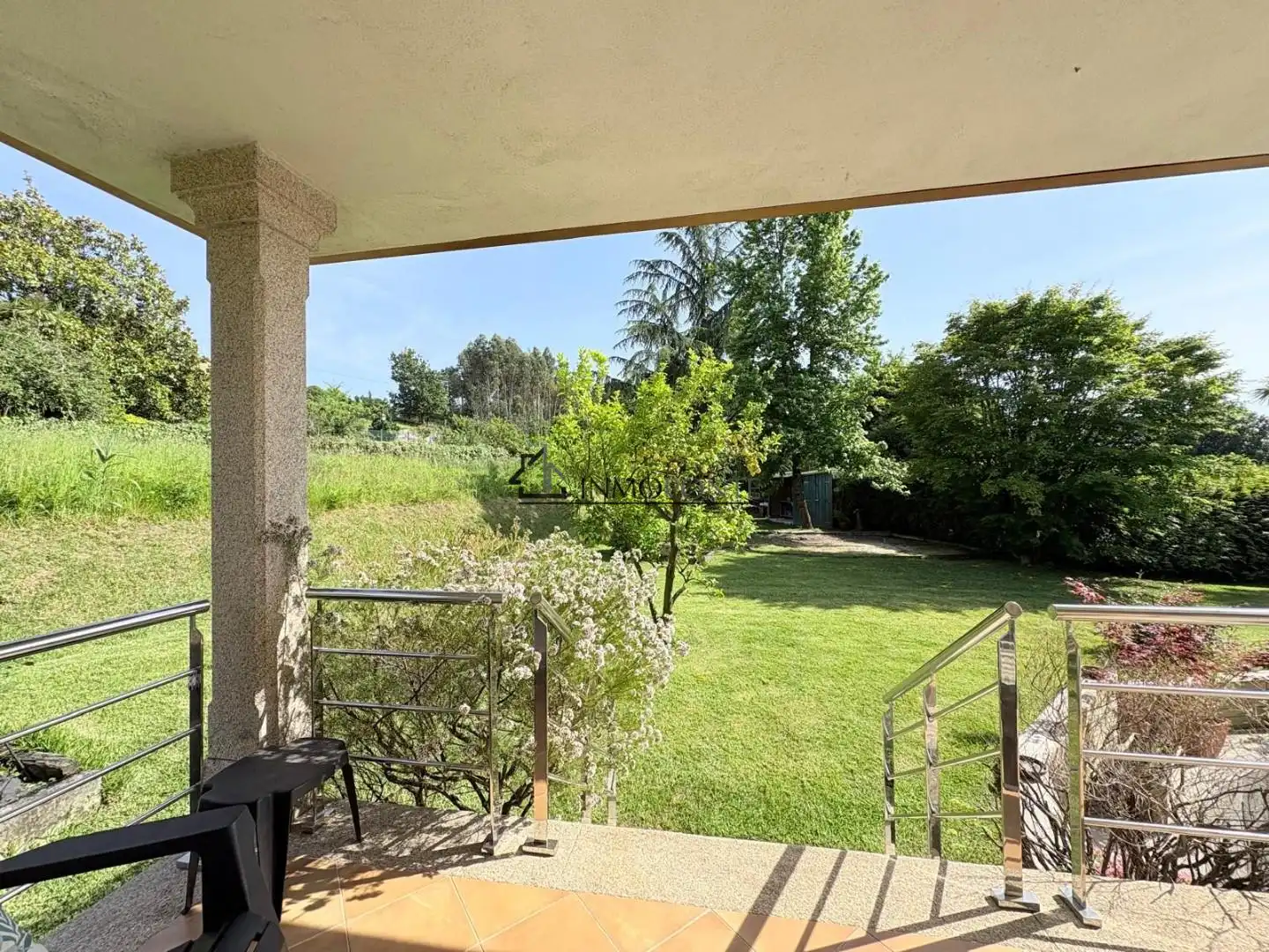 Jardí de Casa o xalet en venda en Pontevedra Capital  amb Calefacció, Jardí privat i Terrassa