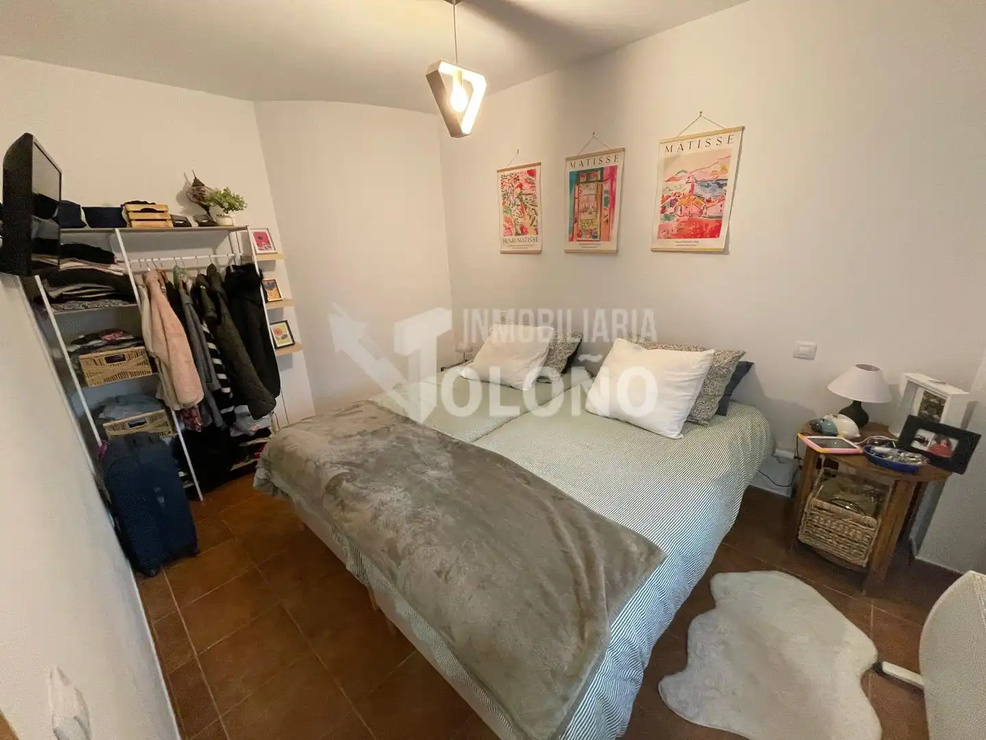 Dormitori de Apartament en venda en Cuzcurrita de Río Tirón amb Calefacció, Terrassa i Moblat