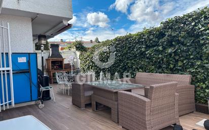 Terrace of Single-family semi-detached for sale in  Madrid Capital  with Private garden and Swimming Pool