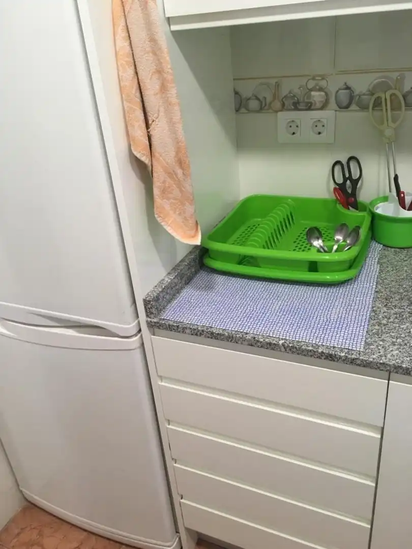 Cuina de Pis de lloguer en Valencia amb Terrassa, Moblat i Balcó