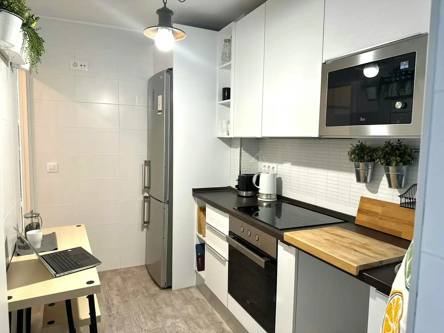 Kitchen of Flat for share in Madrid  with Heating and Washing machine