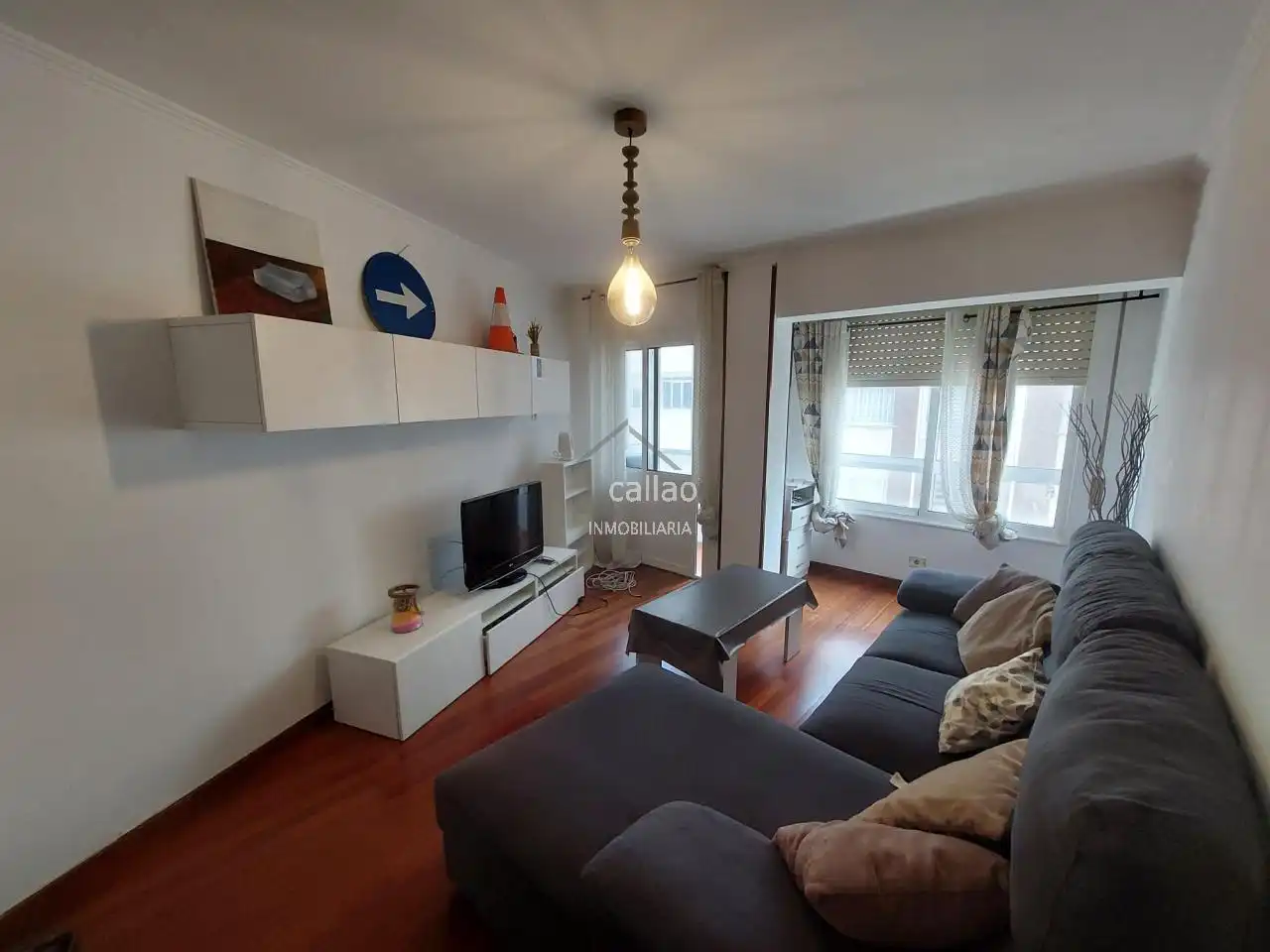 Sala de estar de Piso de alquiler en Ferrol con Amueblado