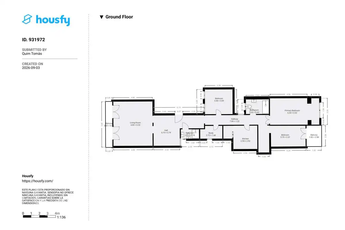 Wohnung mit Terrasse zum Verkauf in Carrer de Provença ., imagen 37