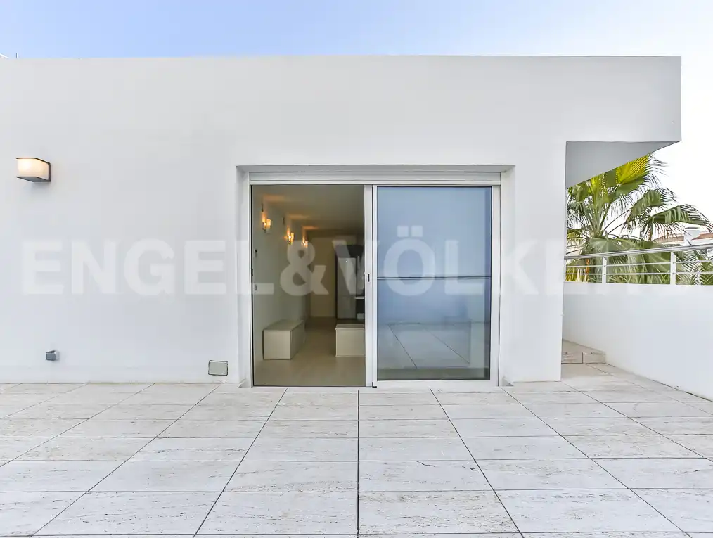 Terrace of Attic for rent in Sitges  with Air Conditioner, Heating and Terrace