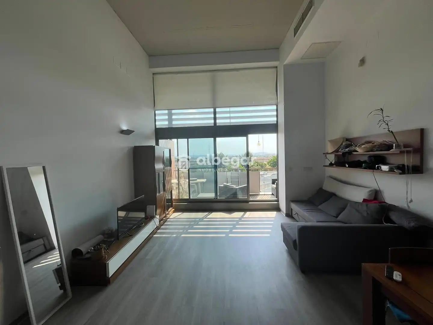 Wohnzimmer von Wohnung zur Miete in Valencia mit Klimaanlage, Terrasse und Schwimmbad