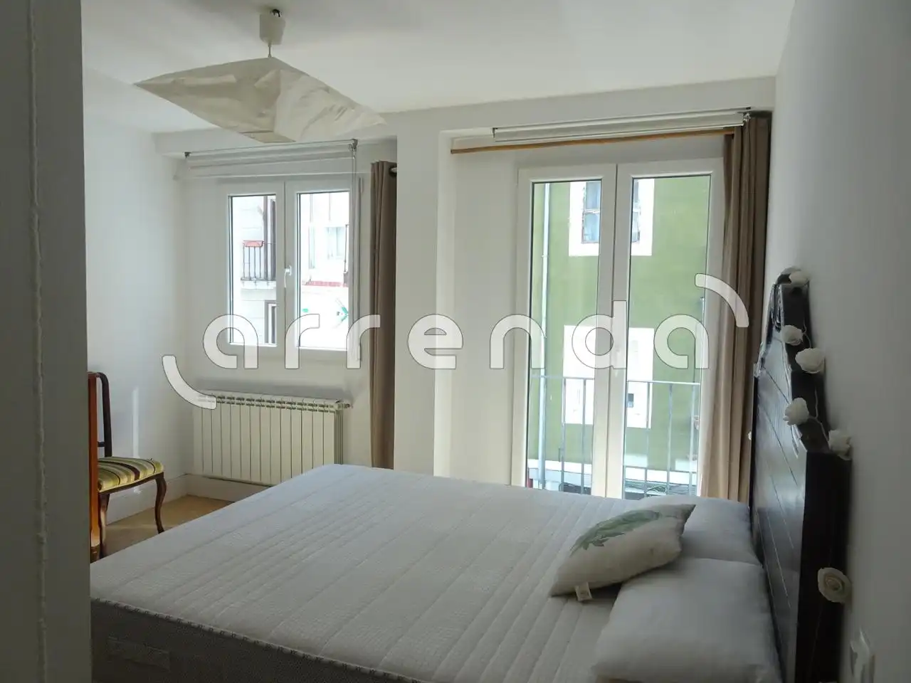 Bedroom of Apartments for rent in Santander  with Heating, Furnished and Balcony