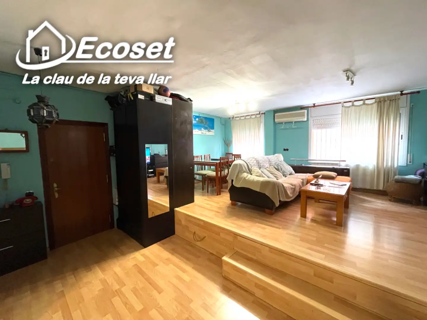 Living room of Lofts for sale in Vallirana  with Air Conditioner, Heating and Parquet flooring