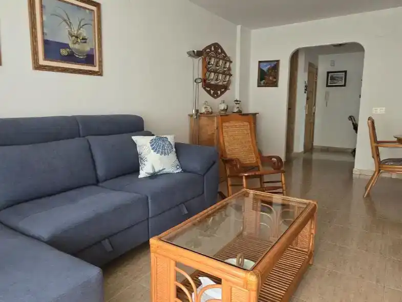 Wohnzimmer von Wohnung zum Verkauf in Gandia mit Klimaanlage, Terrasse und Schwimmbad