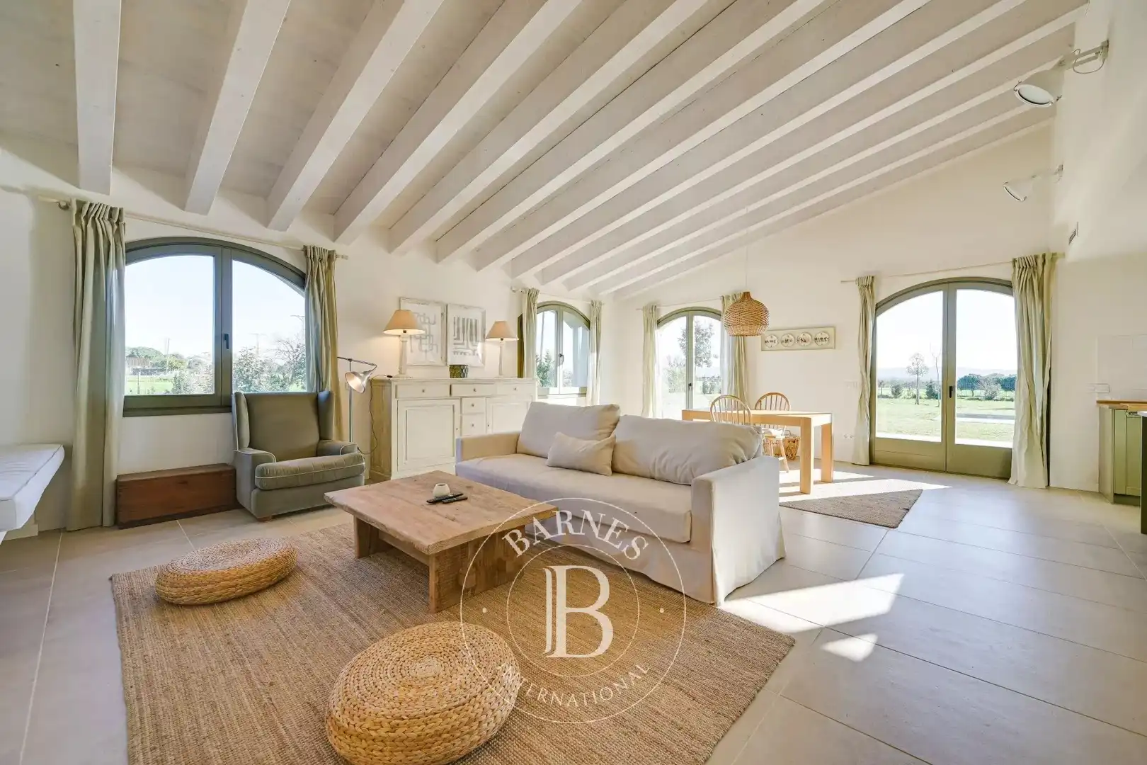 Living room of Country homes for sale in Cassà de la Selva  with Heating, Terrace and Furnished