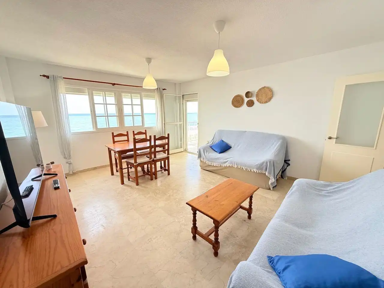 Living room of Flat for sale in Torrox  with Furnished