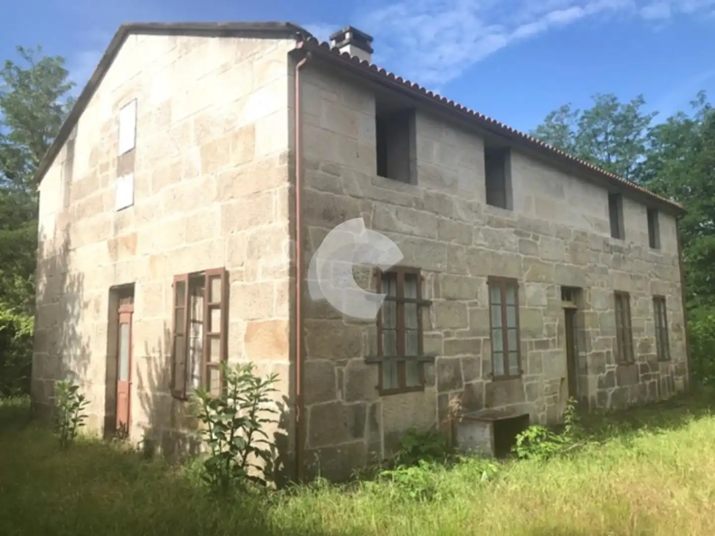 Vista exterior de Casa o chalet en venta en Mondariz-Balneario con Jardín privado