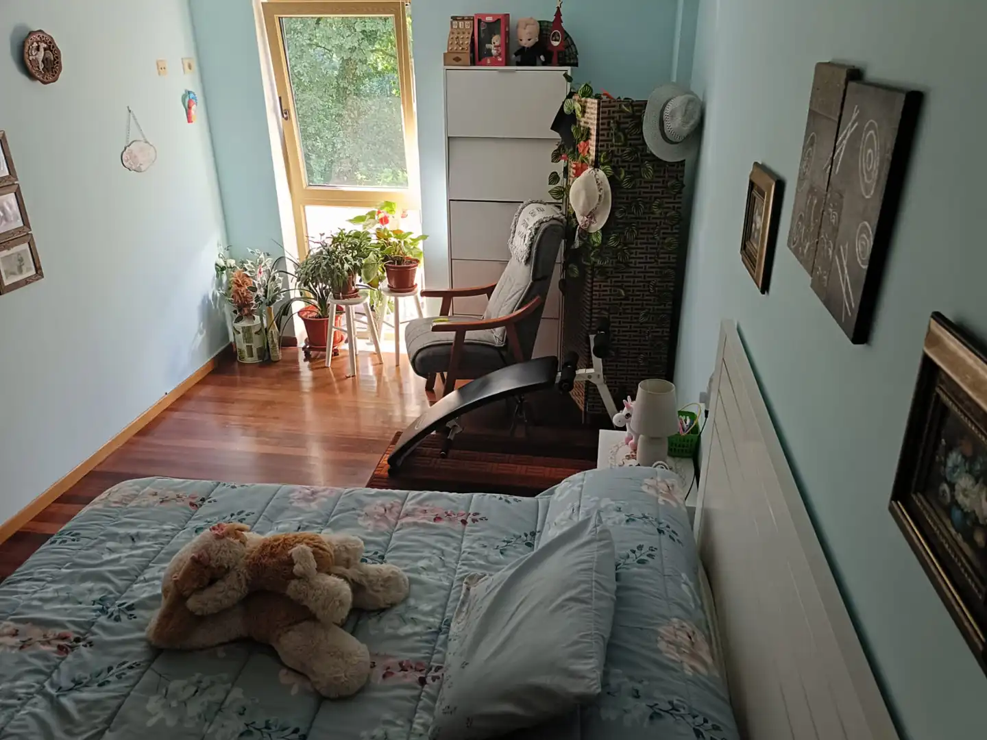 Schlafzimmer von Wohnung zum Verkauf in Brión mit Heizung, Terrasse und Abstellraum