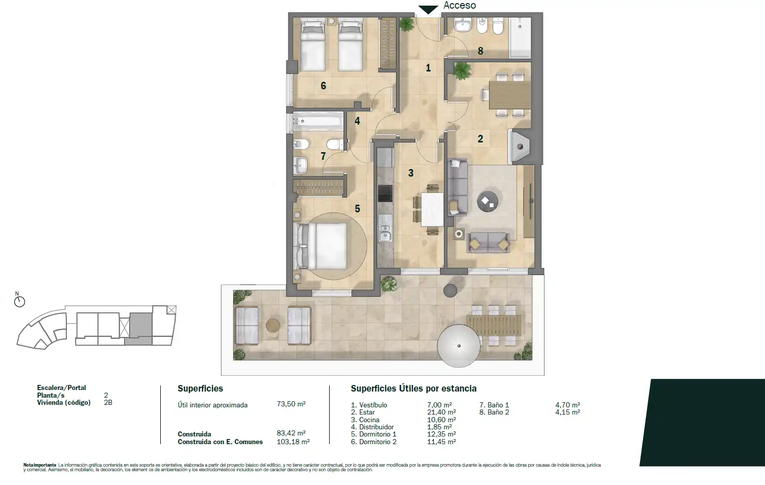 Appartement à vendre à C/ Termas, esq. C/ Eras