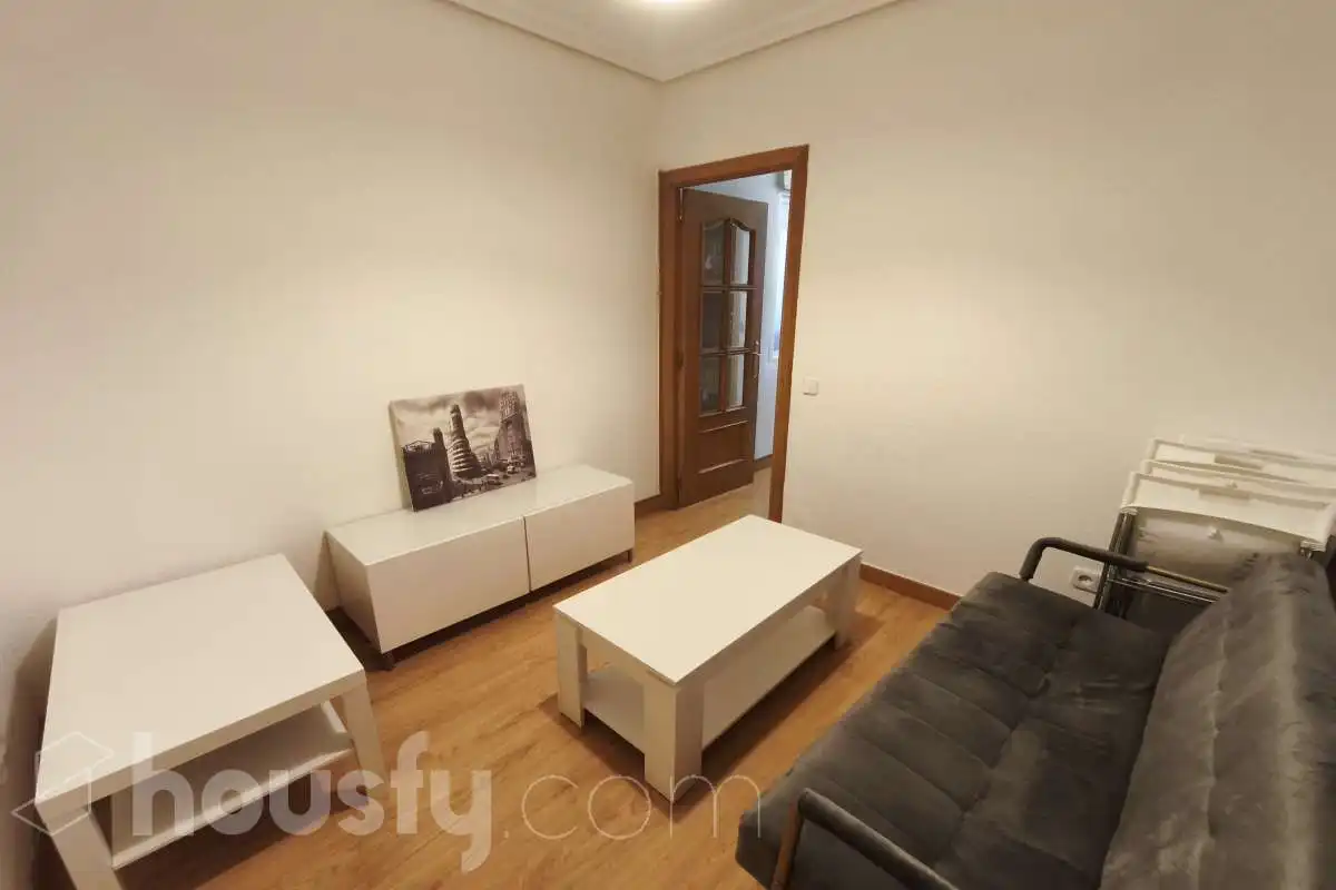 Sala de estar de Piso de alquiler en Madrid con Calefacción y Amueblado