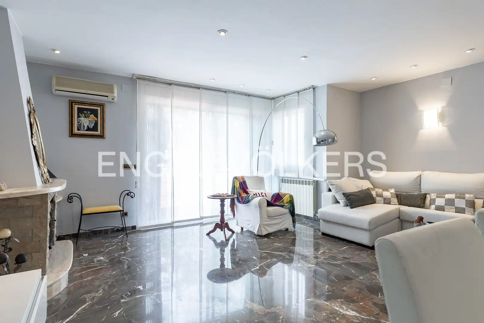 Living room of Detached homes for rent in Barberà del Vallès  with Air Conditioner, Heating and Private garden