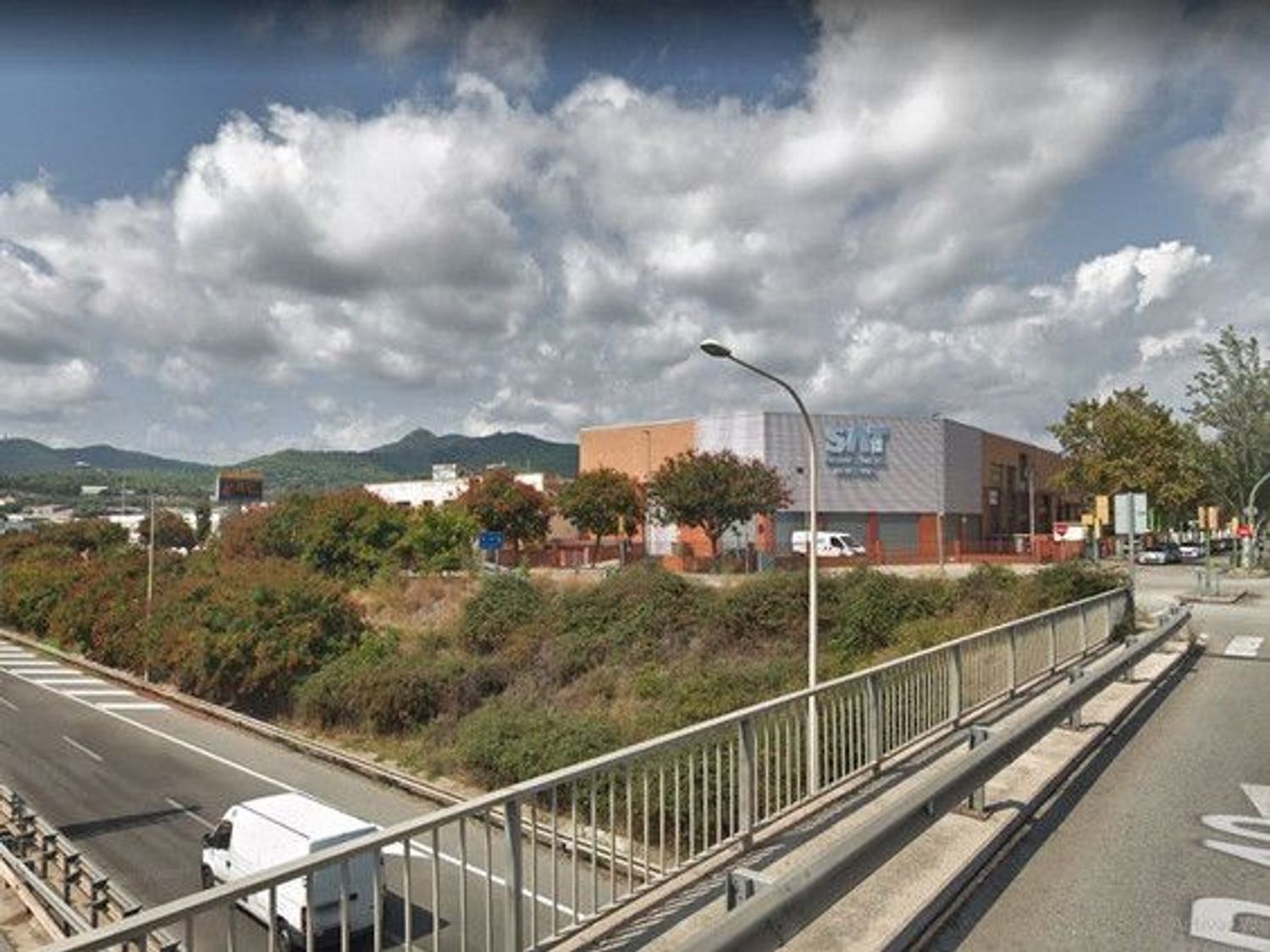 Vista exterior de Terreny industrial en venda en Mataró