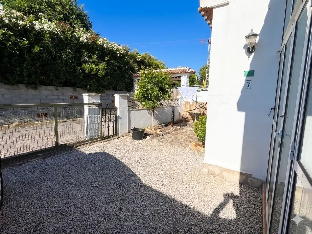 Exterior view of Detached homes for sale in Dénia  with Air Conditioner, Heating and Private garden