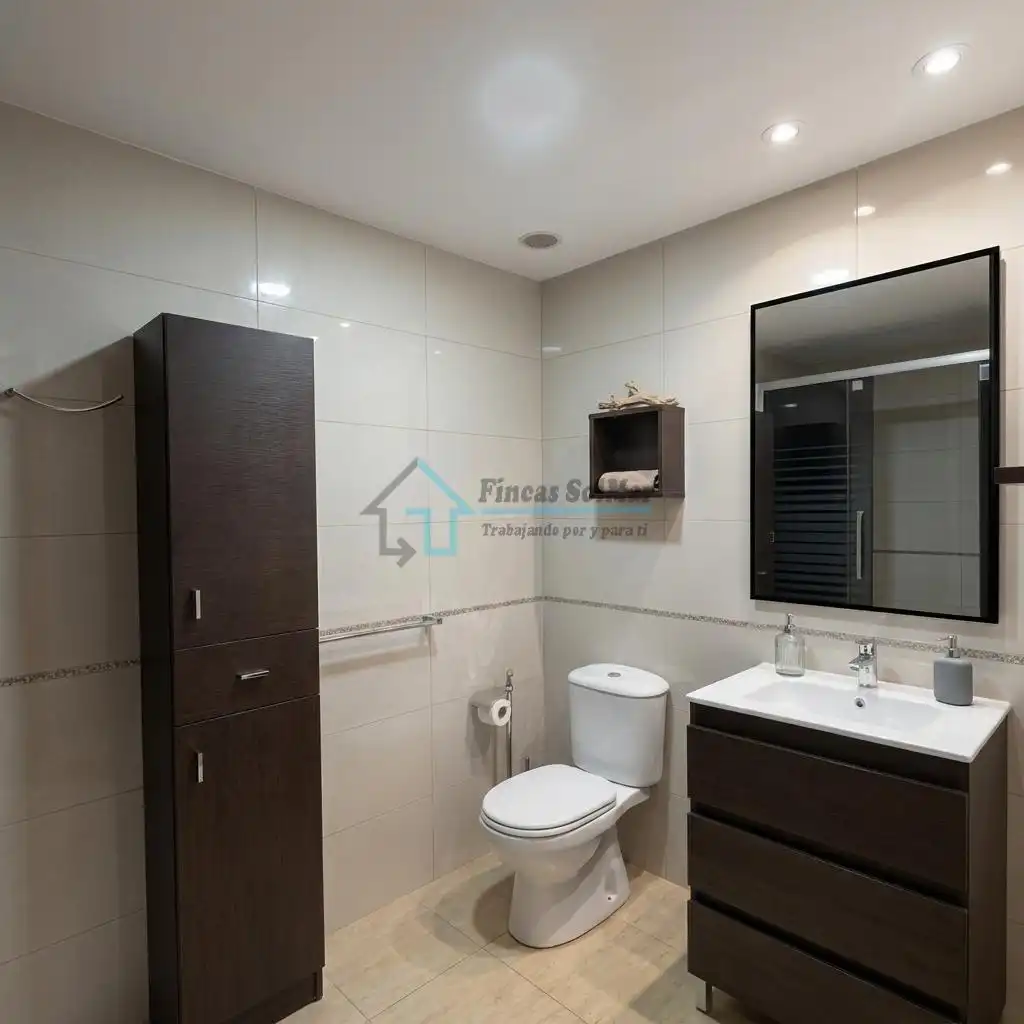 Bany de Apartament en venda en Castellón de la Plana / Castelló de la Plana amb Aire condicionat, Calefacció i Parquet