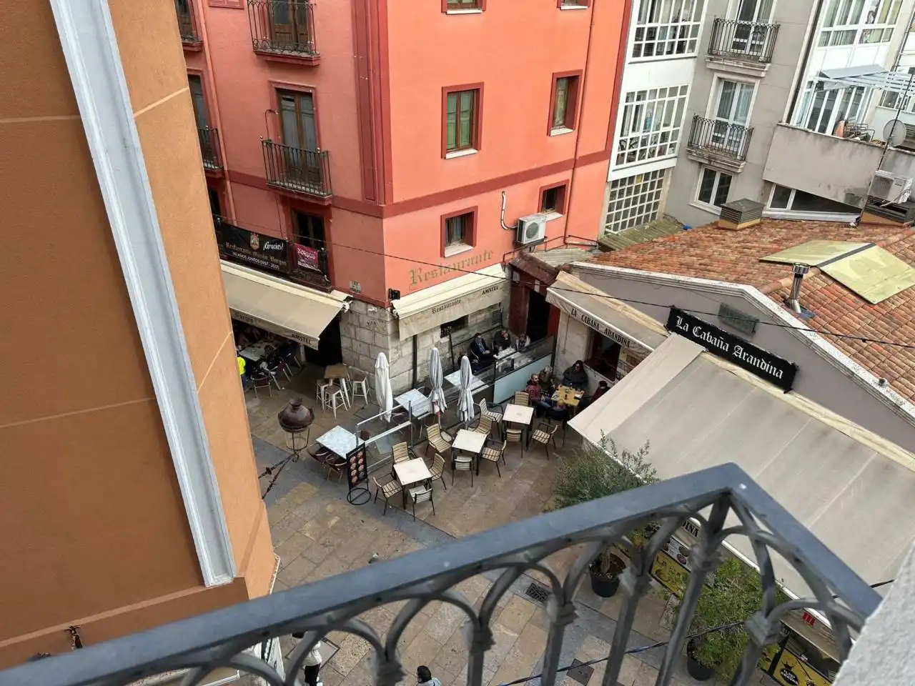 Terraza de Apartamento de alquiler en Burgos con Calefacción, Parquet y Amueblado