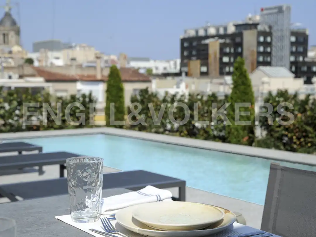 Terrace of Flat for rent in Eixample