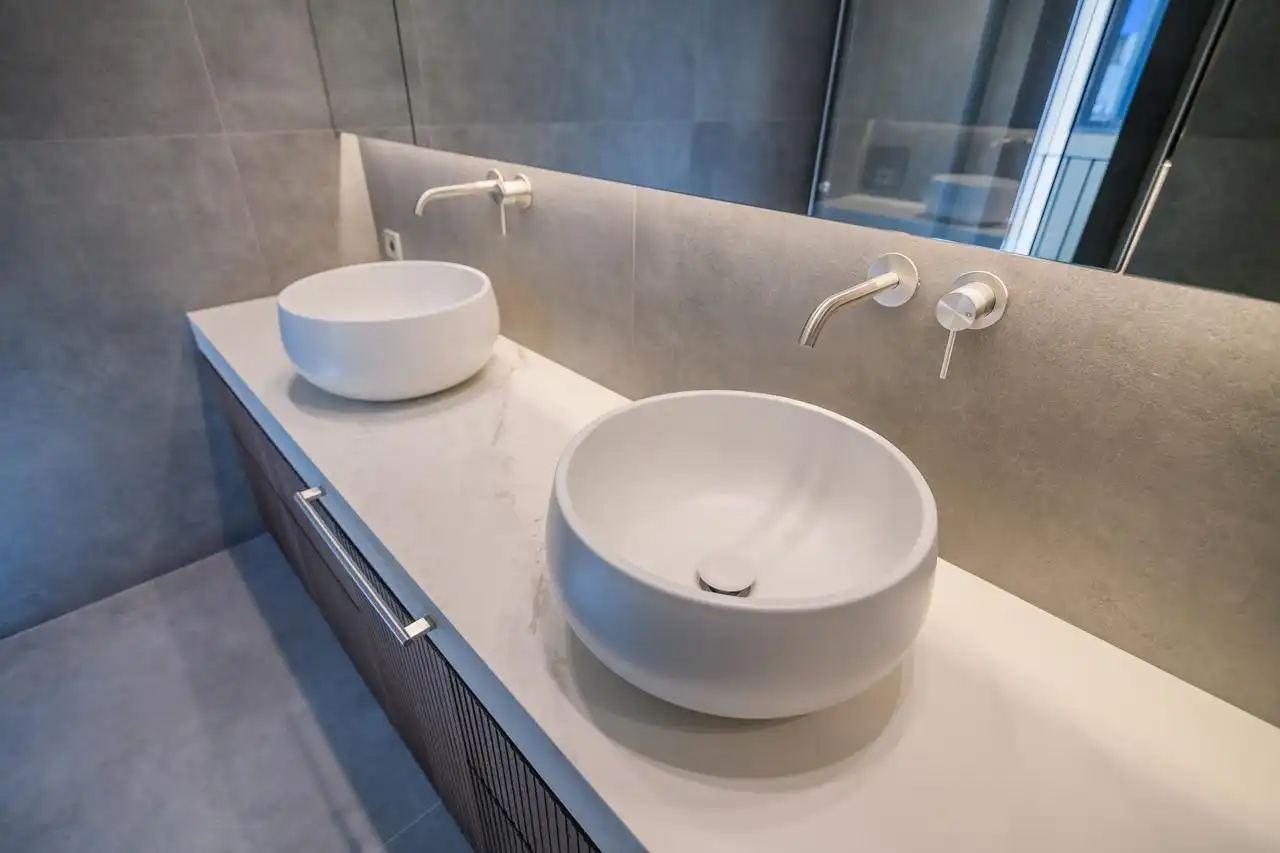 Badezimmer von Dachboden zum Verkauf in Barcelona mit Klimaanlage, Heizung und Terrasse