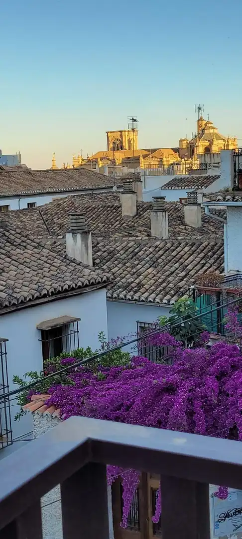 Vista exterior de Pis de lloguer en Granada amb Aire condicionat i Balcó