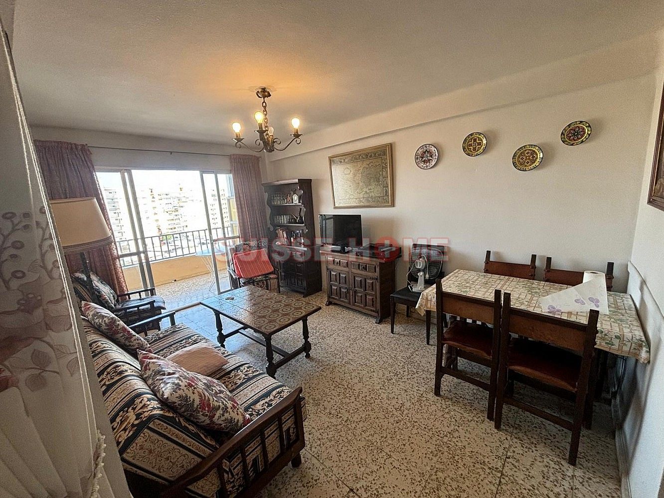 Sala d'estar de Apartament en venda en Vélez-Málaga amb Terrassa, Piscina i Moblat