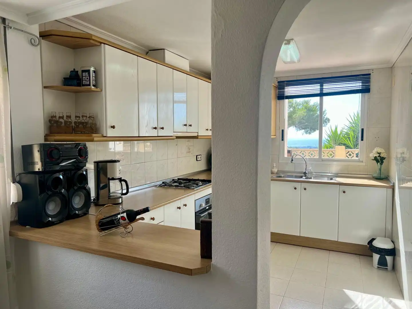 Kitchen of Houses for rent in La Nucia  with Heating, Private garden and Furnished