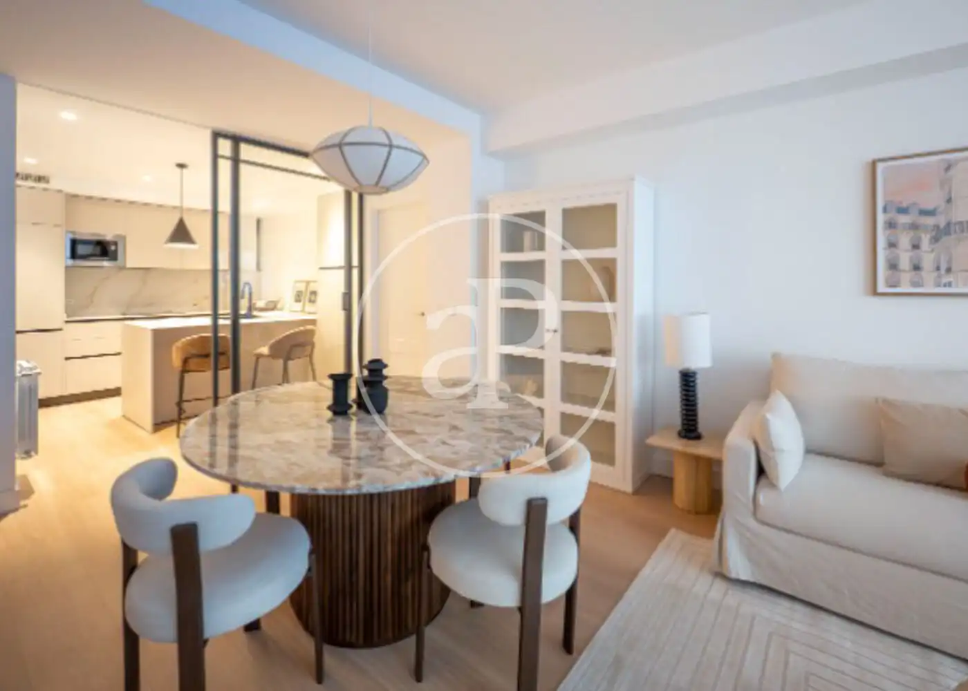 Dining room of Flat for sale in Madrid  with Air Conditioner, Heating and Furnished