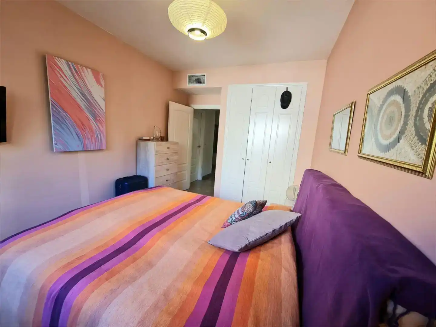 Bedroom of Flat for sale in Manilva  with Air Conditioner and Swimming Pool