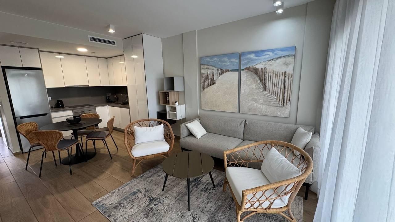 Living room of Duplex to rent in Finestrat  with Air Conditioner, Private garden and Terrace
