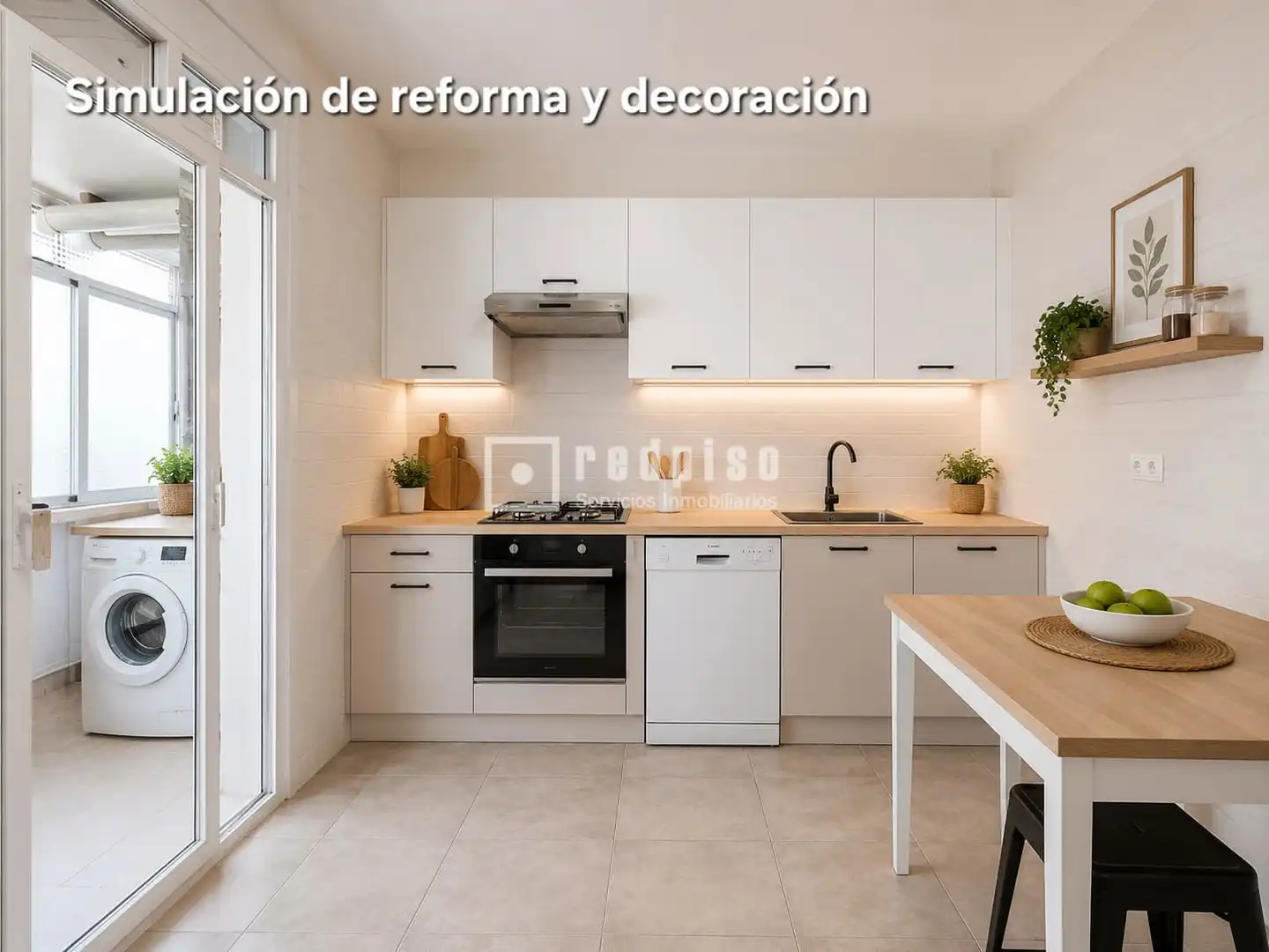 Cuina de Pis en venda en Collado Villalba amb Aire condicionat, Calefacció i Jardí privat