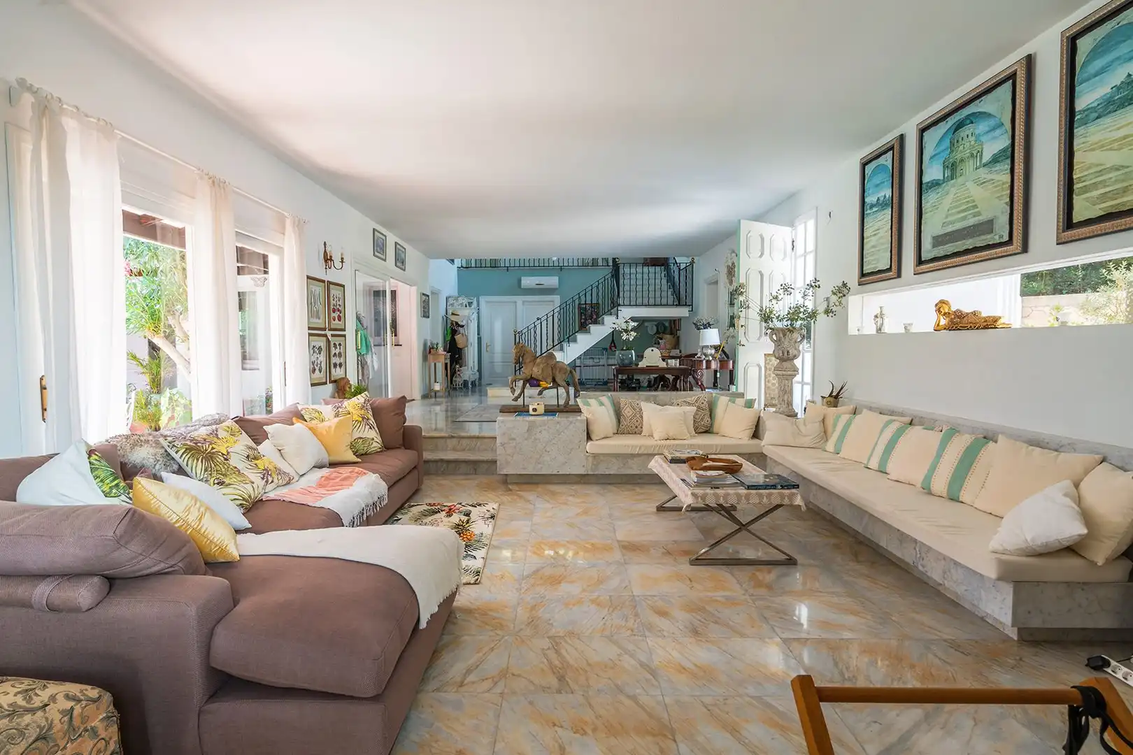 Sala d'estar de Casa o xalet en venda en Maó - Mahón amb Aire condicionat, Terrassa i Traster