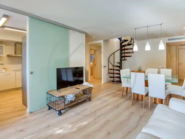Sala de estar de Planta baja en venta en Calonge i Sant Antoni con Aire acondicionado, Calefacción y Jardín privado