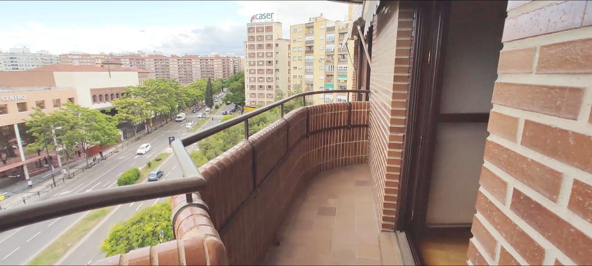 Terraza de Piso de alquiler en Zaragoza con Aire acondicionado, Calefacción y Parquet